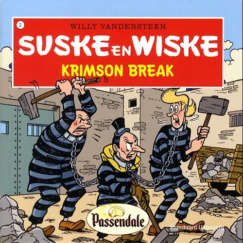 Verso de l'album Bob et Bobette (Publicitaire) La casse de Crimson