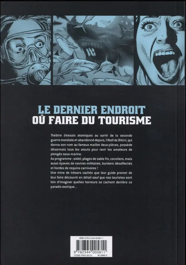 Verso de l'album Bikini atoll 1