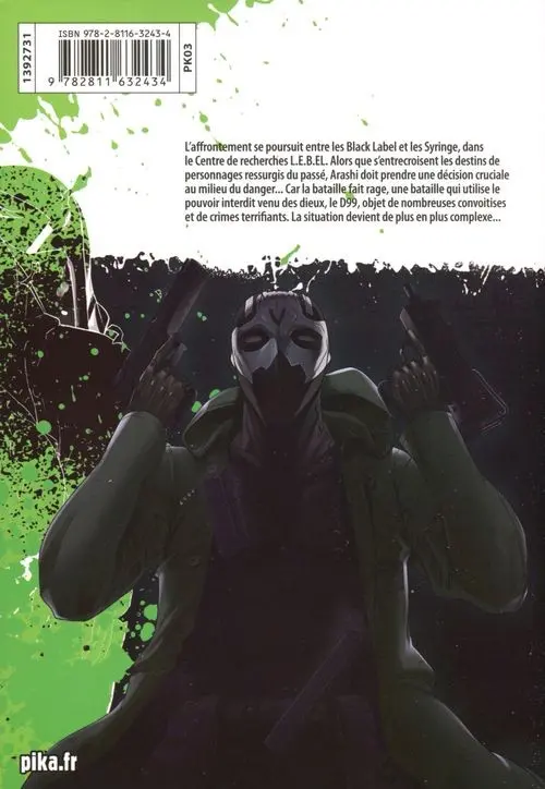 Verso de l'album Triage X 12