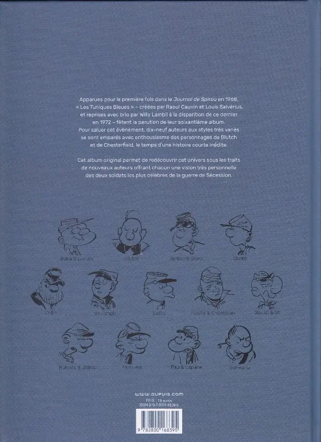 Verso de l'album Les Tuniques Bleues Des histoires courtes par...