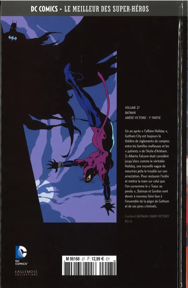 Verso de l'album DC Comics - Le Meilleur des Super-Héros Volume 27 Batman - Amère Victoire - 1re Partie