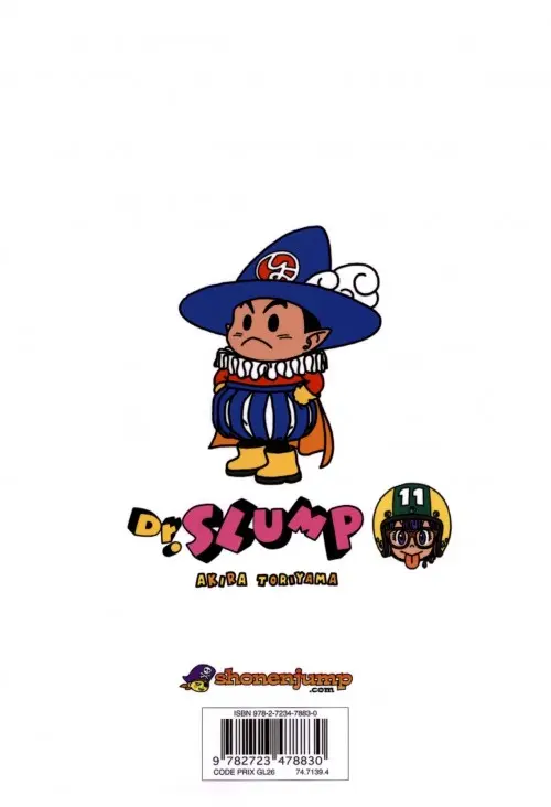 Verso de l'album Dr Slump Ultimate Edition Tome 11