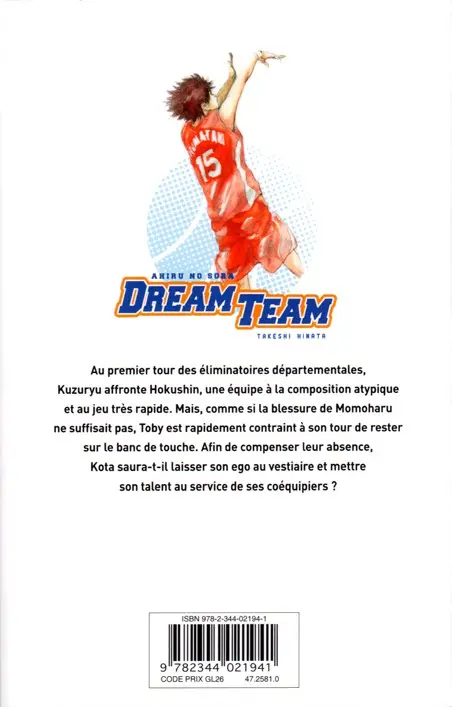 Verso de l'album Dream Team 41-42