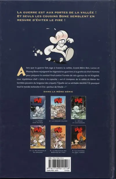 Verso de l'album Bone Tome 6 La Caverne du Vieil Homme