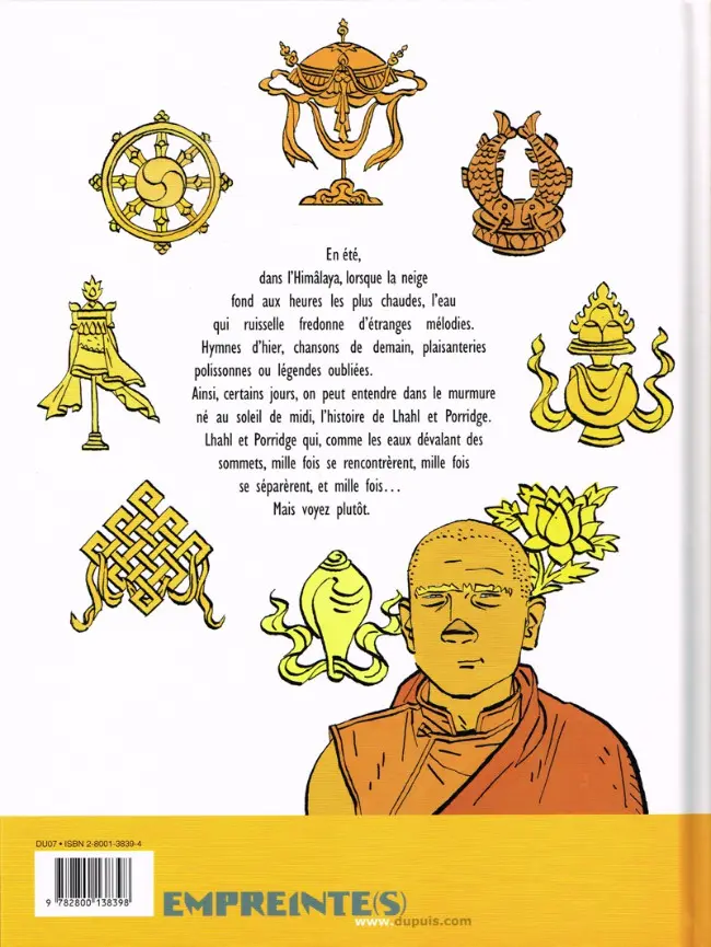 Verso de l'album Le Bouddha d'Azur Tome 2/2