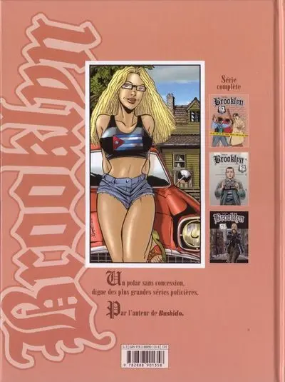 Verso de l'album Brooklyn 62ND Tome 3 Hardcore Cop