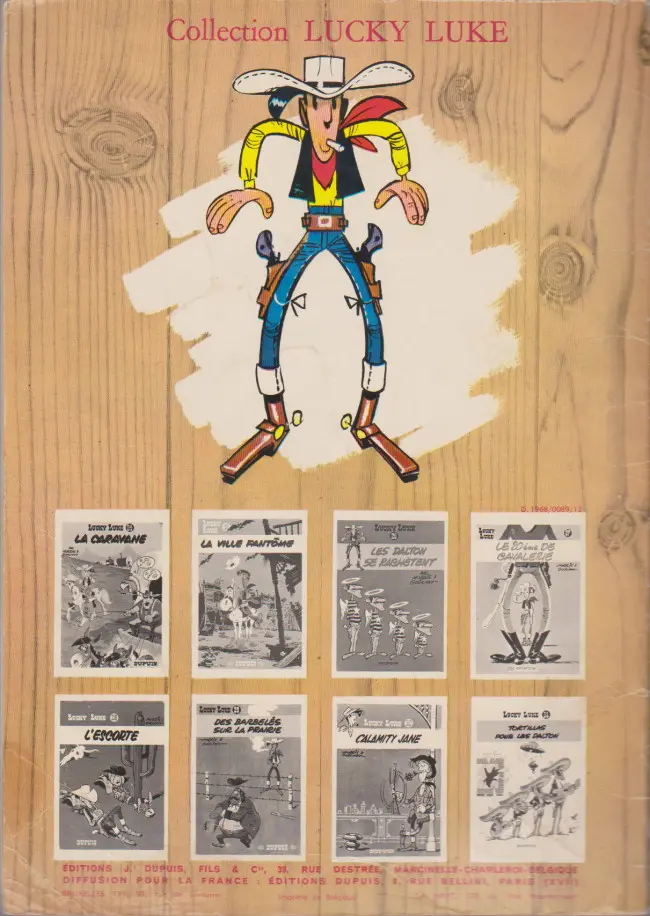 Verso de l'album Lucky Luke Tome 31 Tortillas pour les Dalton