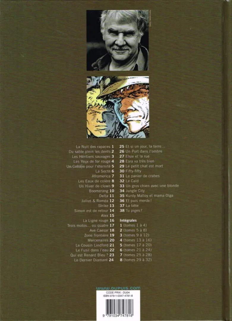 Verso de l'album Jeremiah Tome 38 Tu piges ?