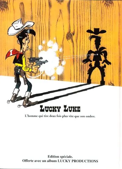 Verso de l'album Lucky Luke Tome 69 Marcel Dalton