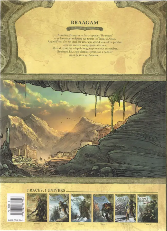 Verso de l'album Orcs & Gobelins Tome 7 Braagam