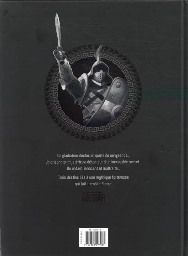 Verso de l'album Golgotha Tome 1 L'arène des maudits