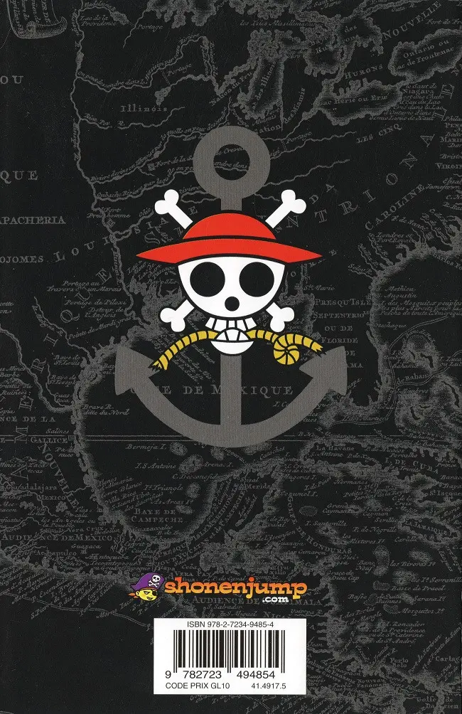 Verso de l'album One Piece Tome 29 Oratorio