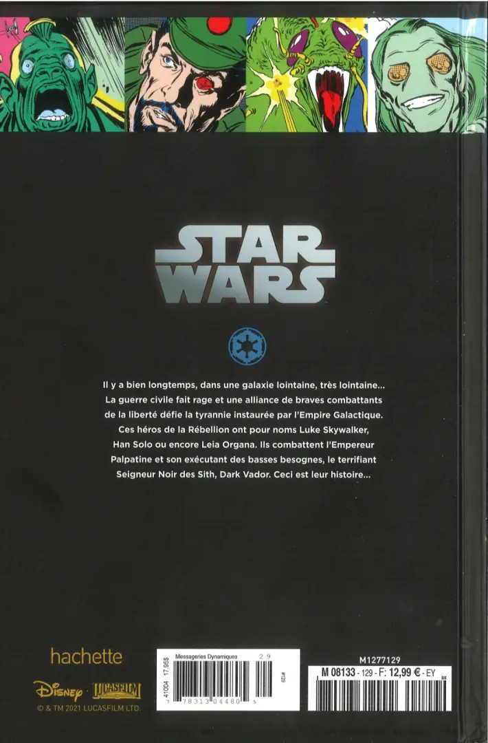 Verso de l'album Star Wars - Légendes - La Collection Tome 129 Star Wars Classic - #74 à #77 et Annual #3
