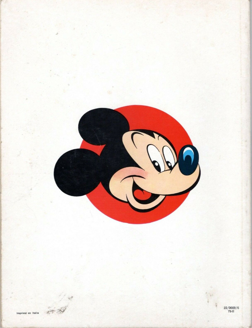 Verso de l'album Mickey à travers les siècles Tome 10 Mickey écuyer d'Ivanohé
