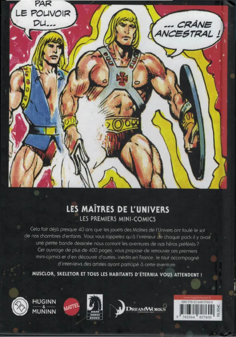 Verso de l'album Les maîtres de l'Univers