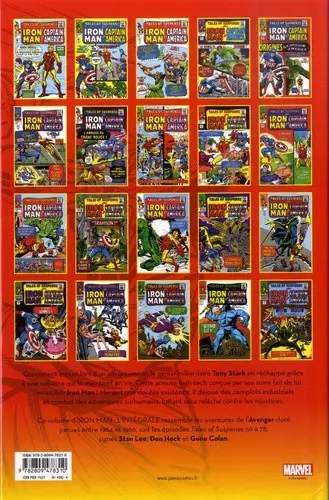 Verso de l'album Iron Man - L'Intégrale Tome 2 1964-1966