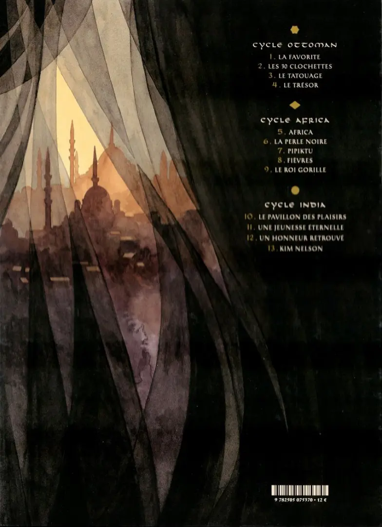 Verso de l'album Djinn 4 Le trésor
