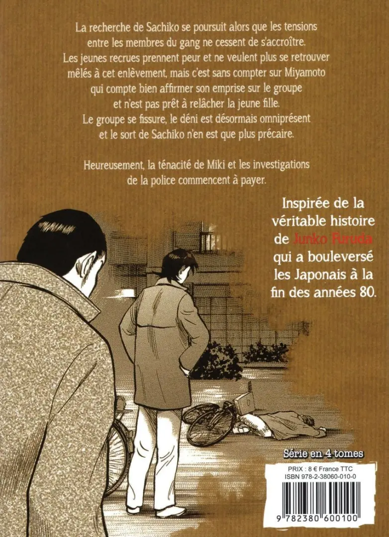 Verso de l'album 17 ans - Une chronique du mal 3
