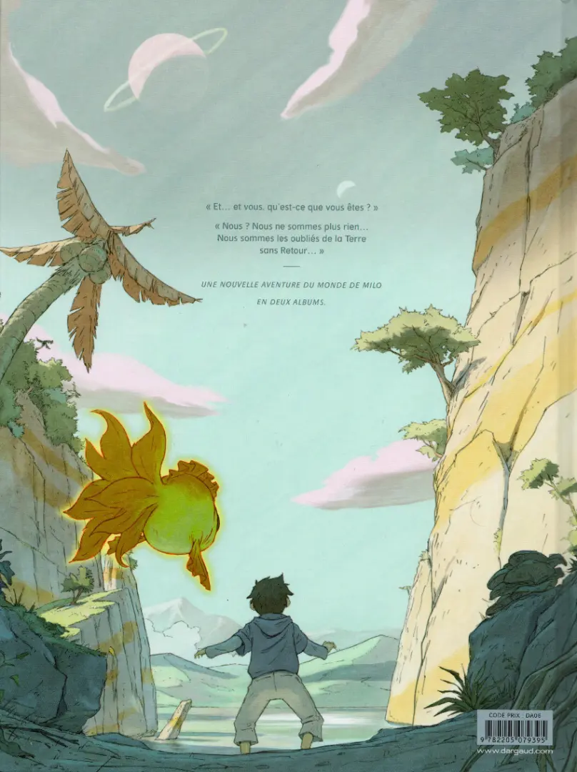 Verso de l'album Le Monde de Milo Tome 7 La Terre sans Retour 1/2