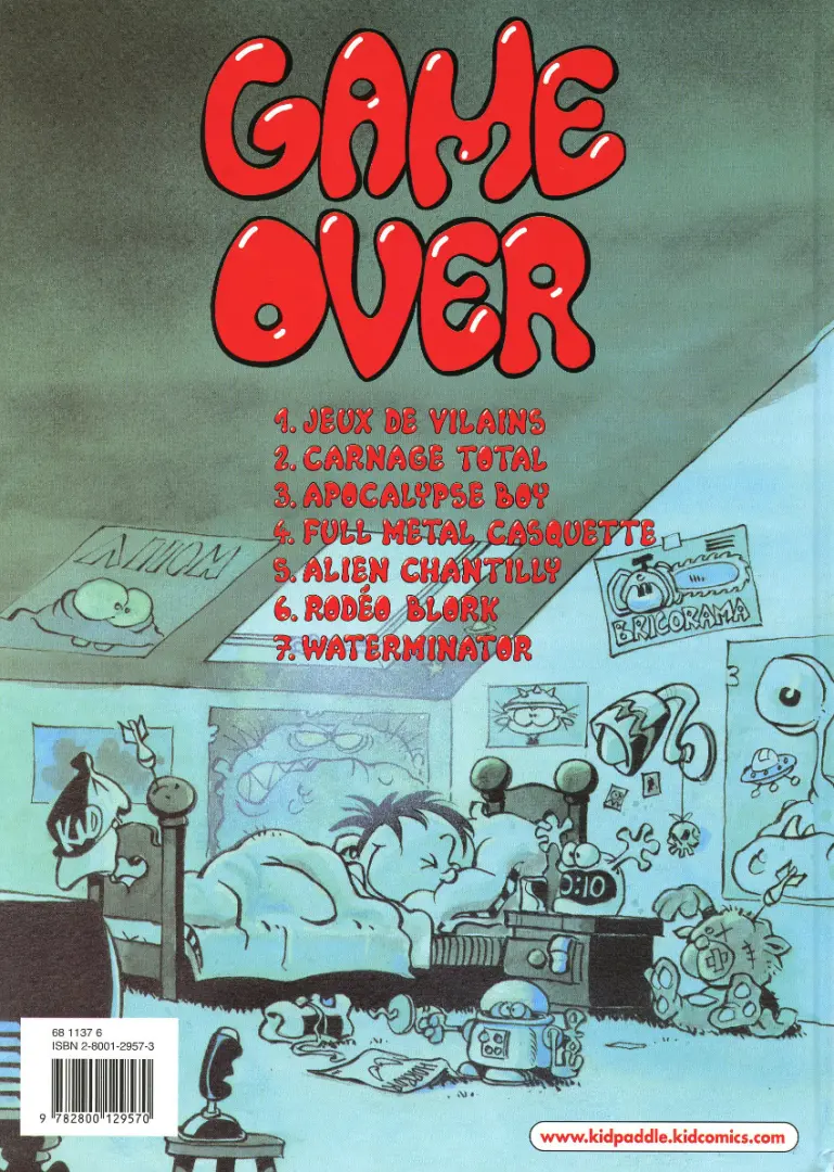 Verso de l'album Kid Paddle Tome 6 Rodéo Blork