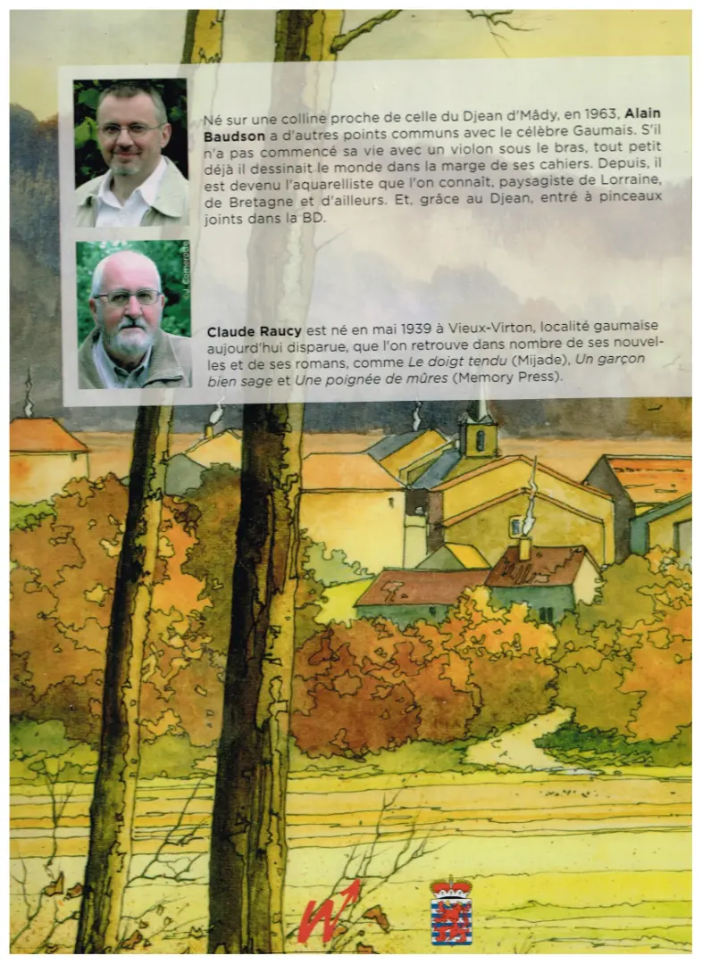 Verso de l'album Les aventures du Djean d'Mâdy en Gaume