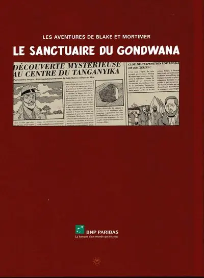Verso de l'album Blake et Mortimer Tome 18 Le Sanctuaire du Gondwana