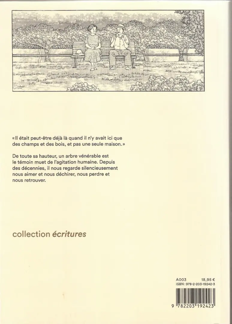 Verso de l'album L'Orme du Caucase