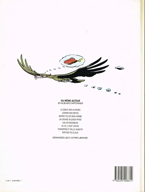 Verso de l'album Le Génie des Alpages Tome 1 Le génie des alpages