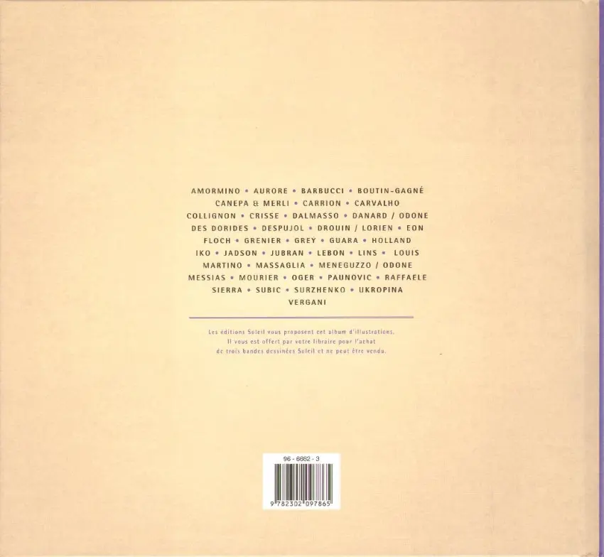 Verso de l'album Les Filles de Soleil N° 26 Les Fil-le-s de Soleil
