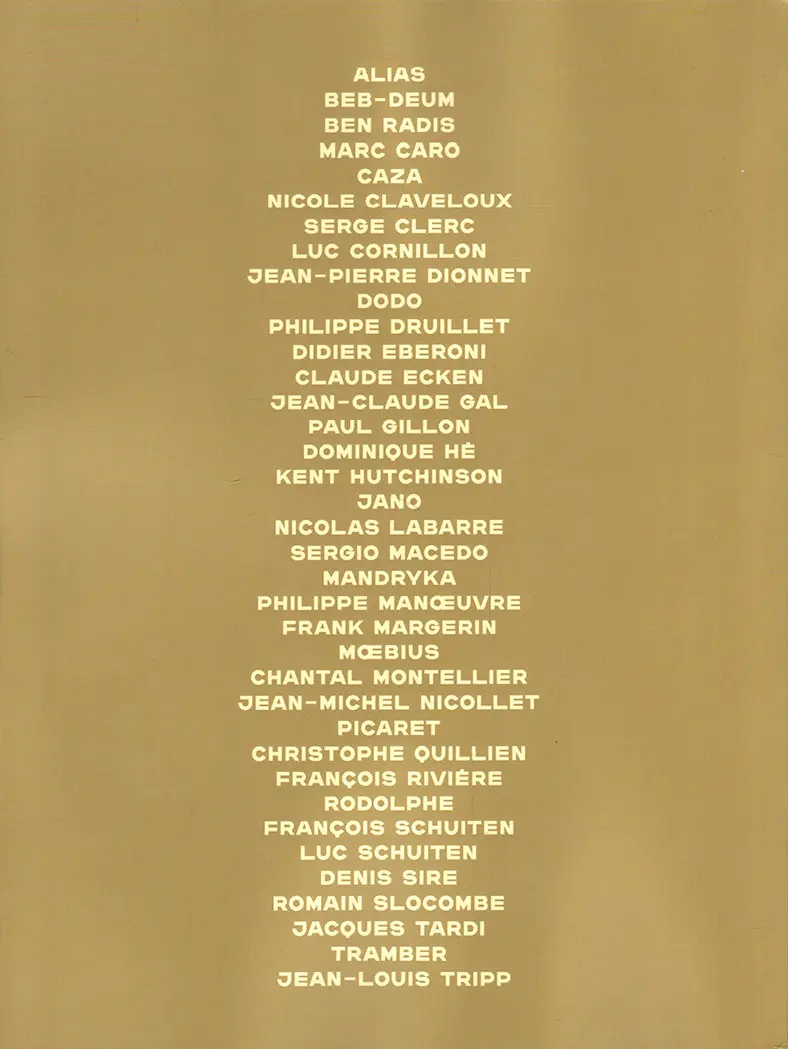 Verso de l'album Métal Hurlant N° 6 Les Métamorphoses métalliques