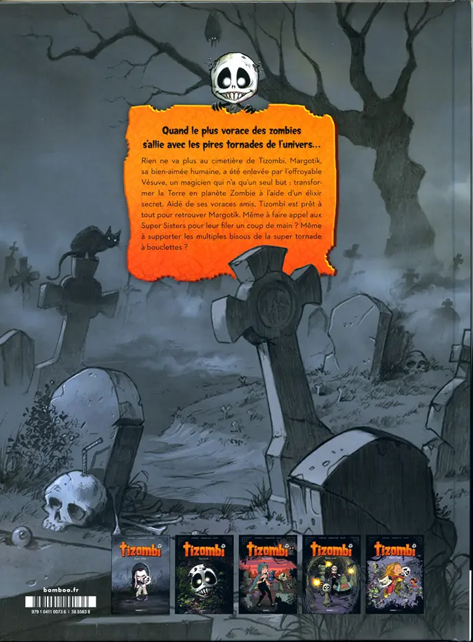 Verso de l'album Tizombi Tome 5 Planète Zombie