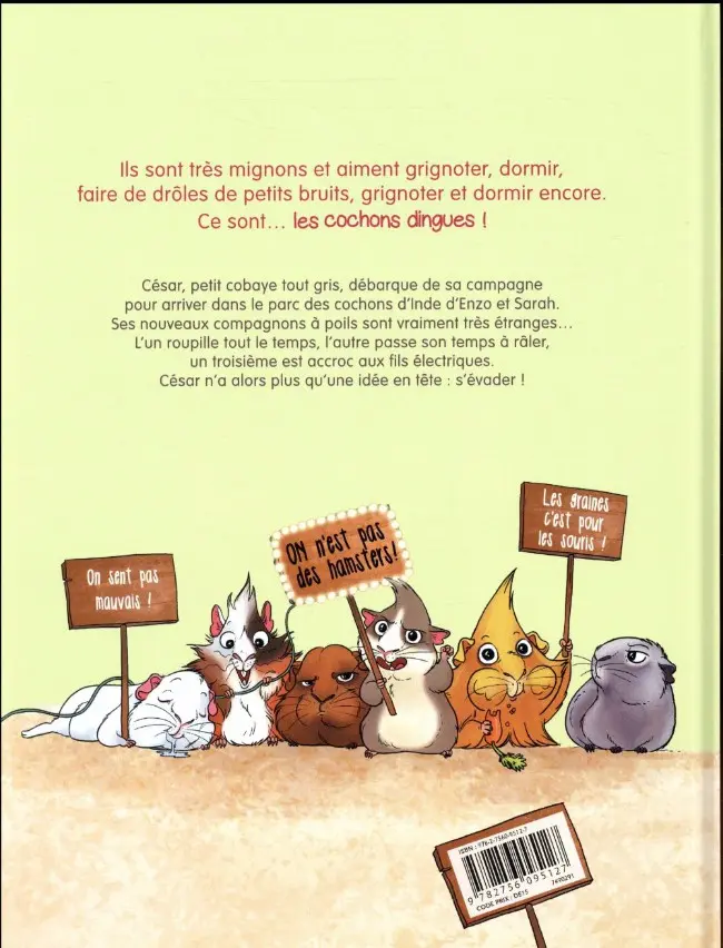 Verso de l'album Les Cochons dingues 1