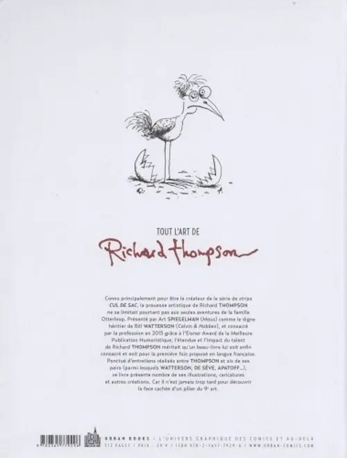 Verso de l'album Tout l'art de Richard Thompson