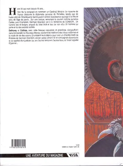 Verso de l'album Cœur Brûlé Tome 1 Le chemin qui marche
