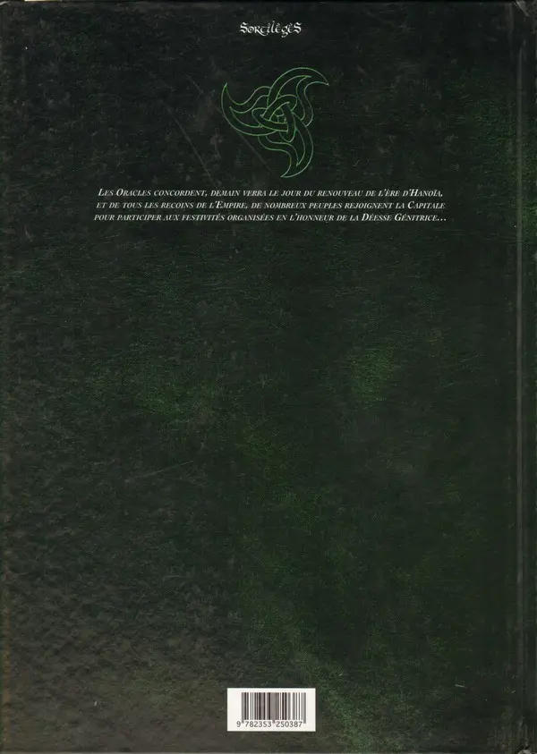 Verso de l'album La Compagnie des Longs Chemins