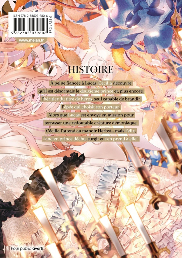 Verso de l'album The villainess and the demon knight 3