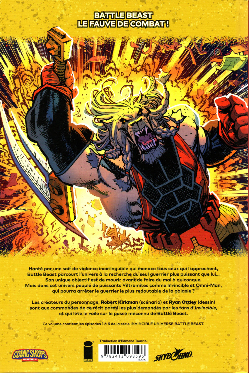 Verso de l'album Battle Beast 1