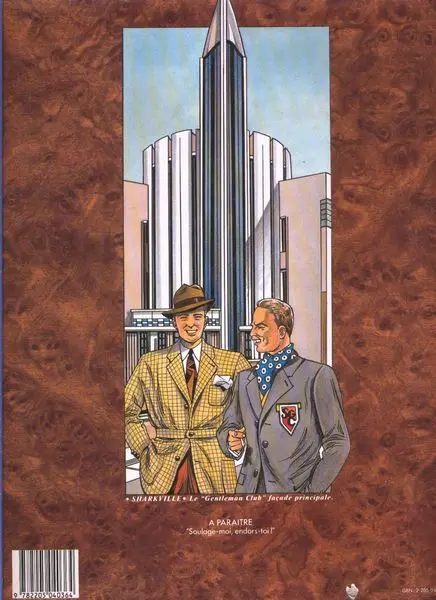 Verso de l'album Douglas Dunkerk Tome 1 Sharkville