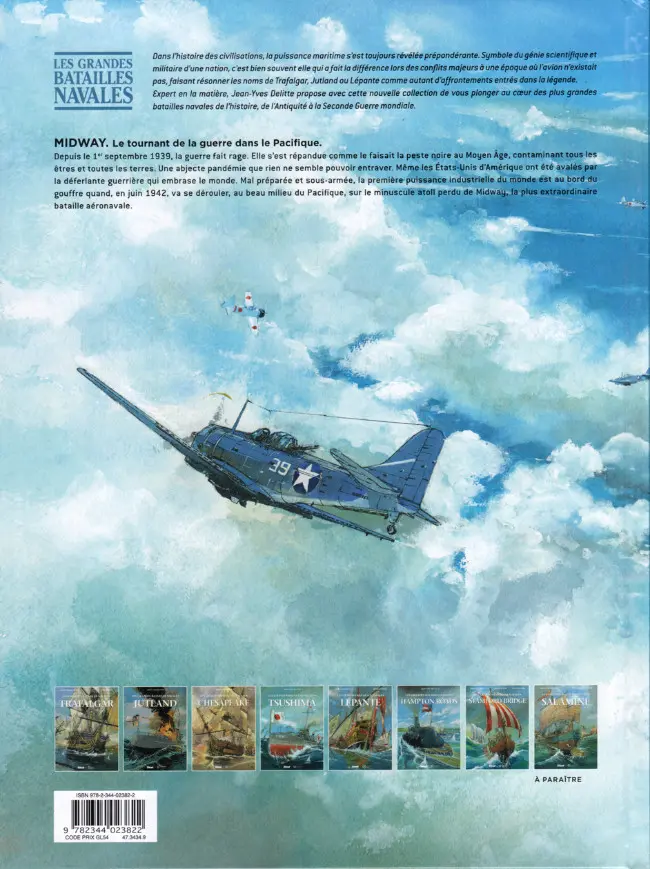 Verso de l'album Les grandes batailles navales Tome 9 Midway