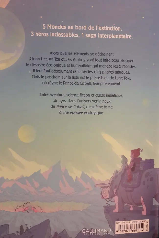 Verso de l'album 5 mondes Tome 2 Le Prince de cobalt