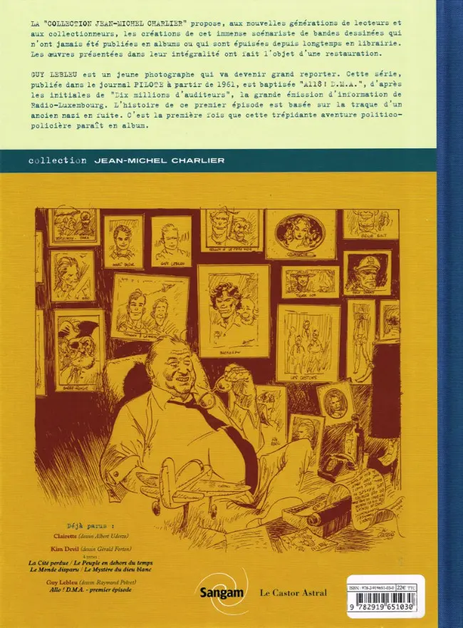 Verso de l'album Guy Lebleu Tome 1 Allo ! D/M/A - Volume 1
