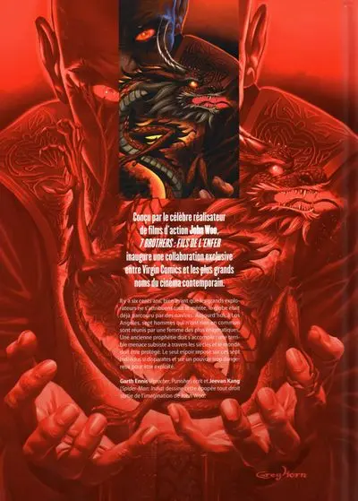 Verso de l'album 7 Brothers - Fils de l'enfer 1