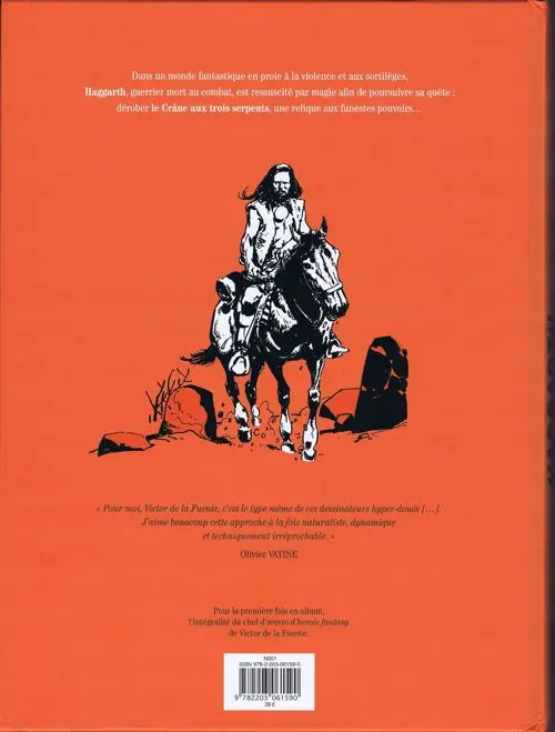 Verso de l'album Haggarth