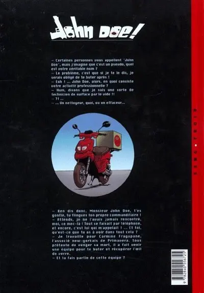 Verso de l'album John Doe ! Tome 2 Quatre saisons en enfer