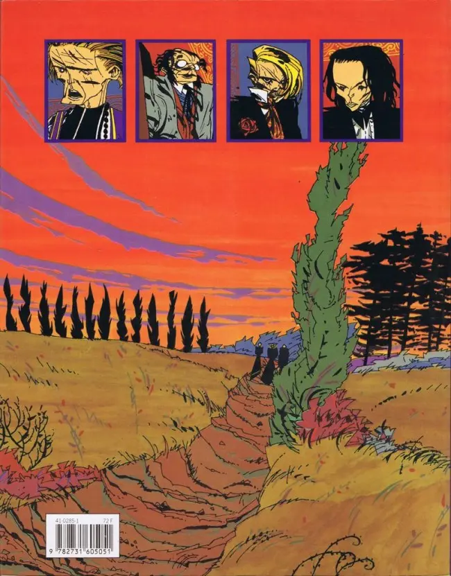 Verso de l'album Adam Sarlech Tome 1