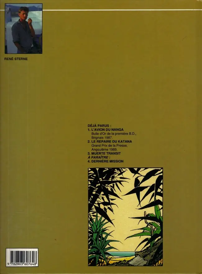Verso de l'album Adler Tome 3 Muerte Transit