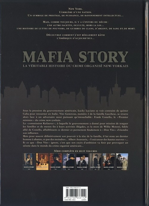 Verso de l'album Mafia story Tome 8 Don Vito {2/2}