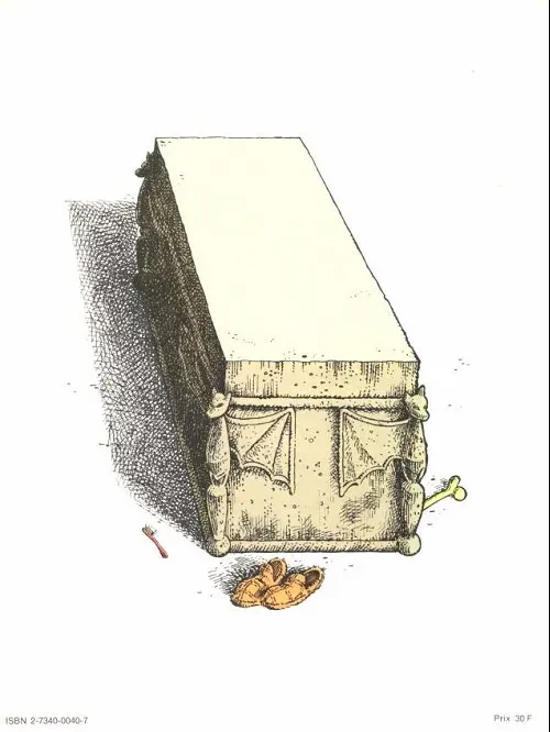 Verso de l'album Minacula le vampire