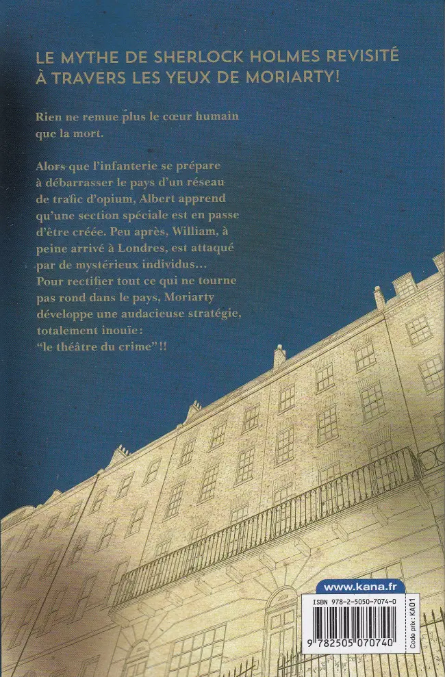 Verso de l'album Moriarty 2