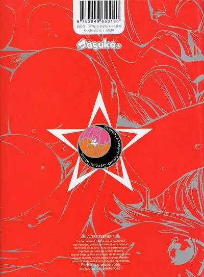 Verso de l'album Naked star